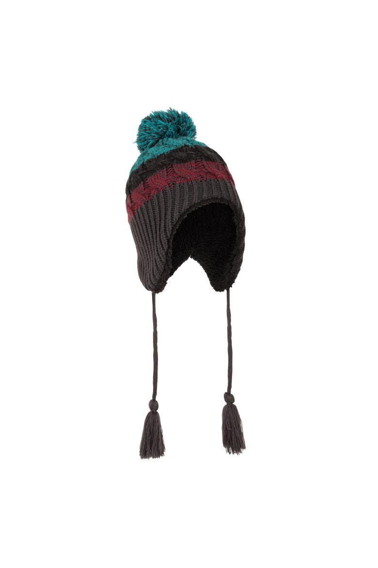Colour Block Fleece Lined Trapper Hat, Alternate, color, Gray