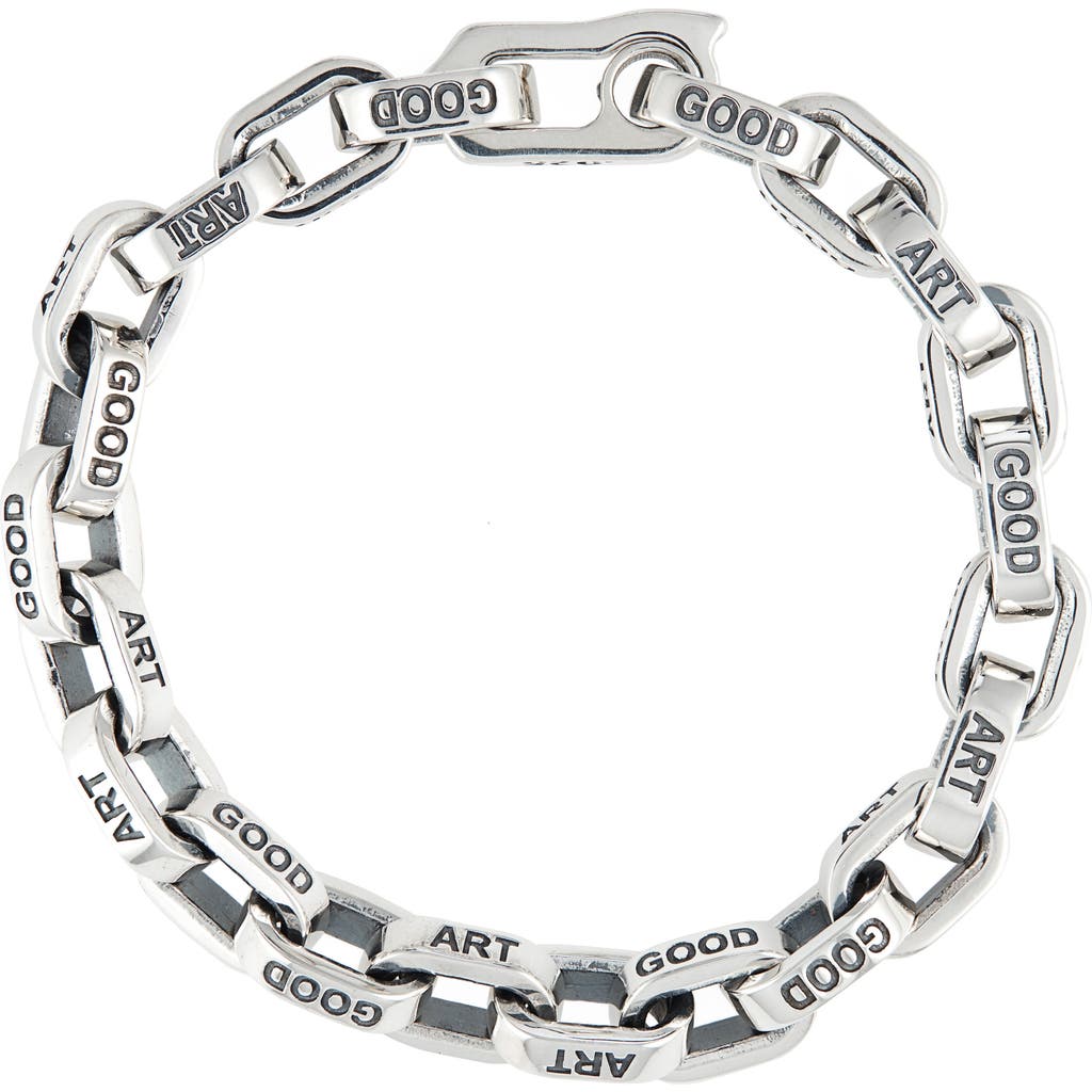 Good Art Hlywd Men's Gordo Pequeno Good Art Sterling Silver Bracelet  product