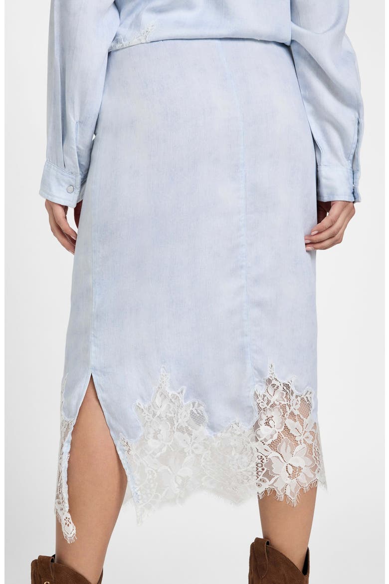 Lana Lace Trim Midi Skirt, Alternate, color, NIMBUS BLUE