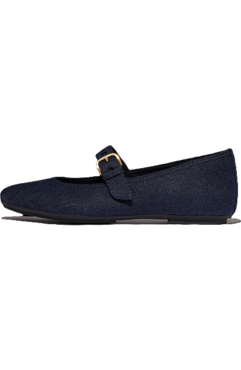 FitFlop Delicato Denim Mary Janes, Alternate, color, Dark Denim