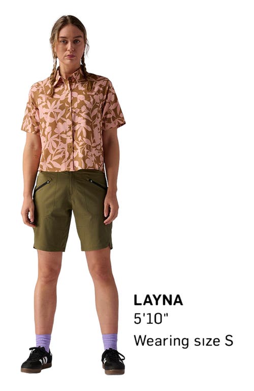 Backcountry Slickrock Short-sleeve Button-up Jersey In Brown
