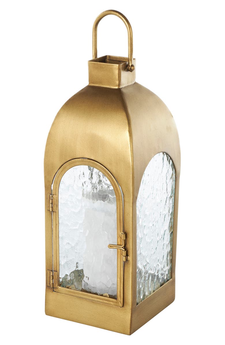 SONOMA SAGE HOME Metal Candle Lantern, Alternate, color, Gold