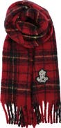 Lauren Ralph Lauren Brushed Lofty Scarf With Crystal Patch