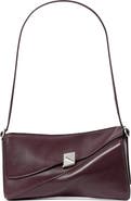 Kate Spade New York Deco Smooth Leather Twisted Flap Shoulder Bag