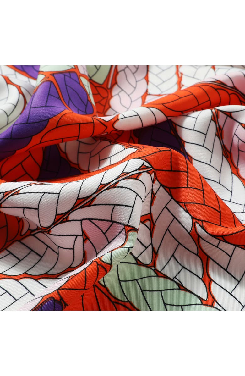 Youzey The Marlowe Scarf, Alternate, color, Orange/Purple