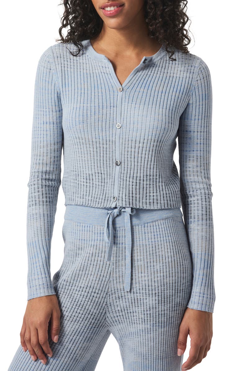 Splendid Adalyn Sweater Cardigan, Main, color, Blue Multi