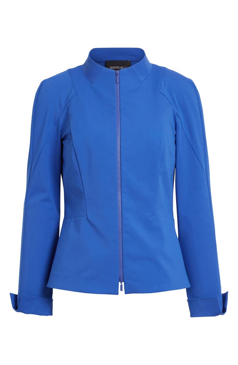 Lafayette 148 New York 'Marty' Funnel Neck Jacket, Alternate, color, 