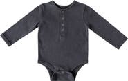 Pehr Essentials Long Sleeve Organic Cotton Bodysuit