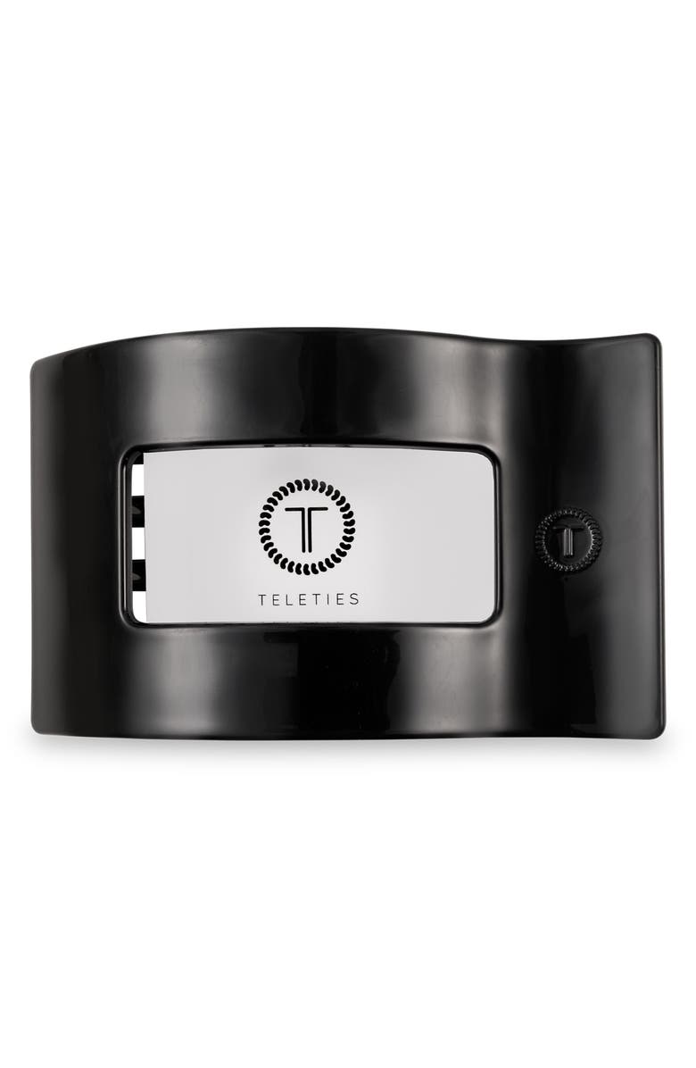 TELETIES Medium Flat Rectangle Hair Clip, Alternate, color,