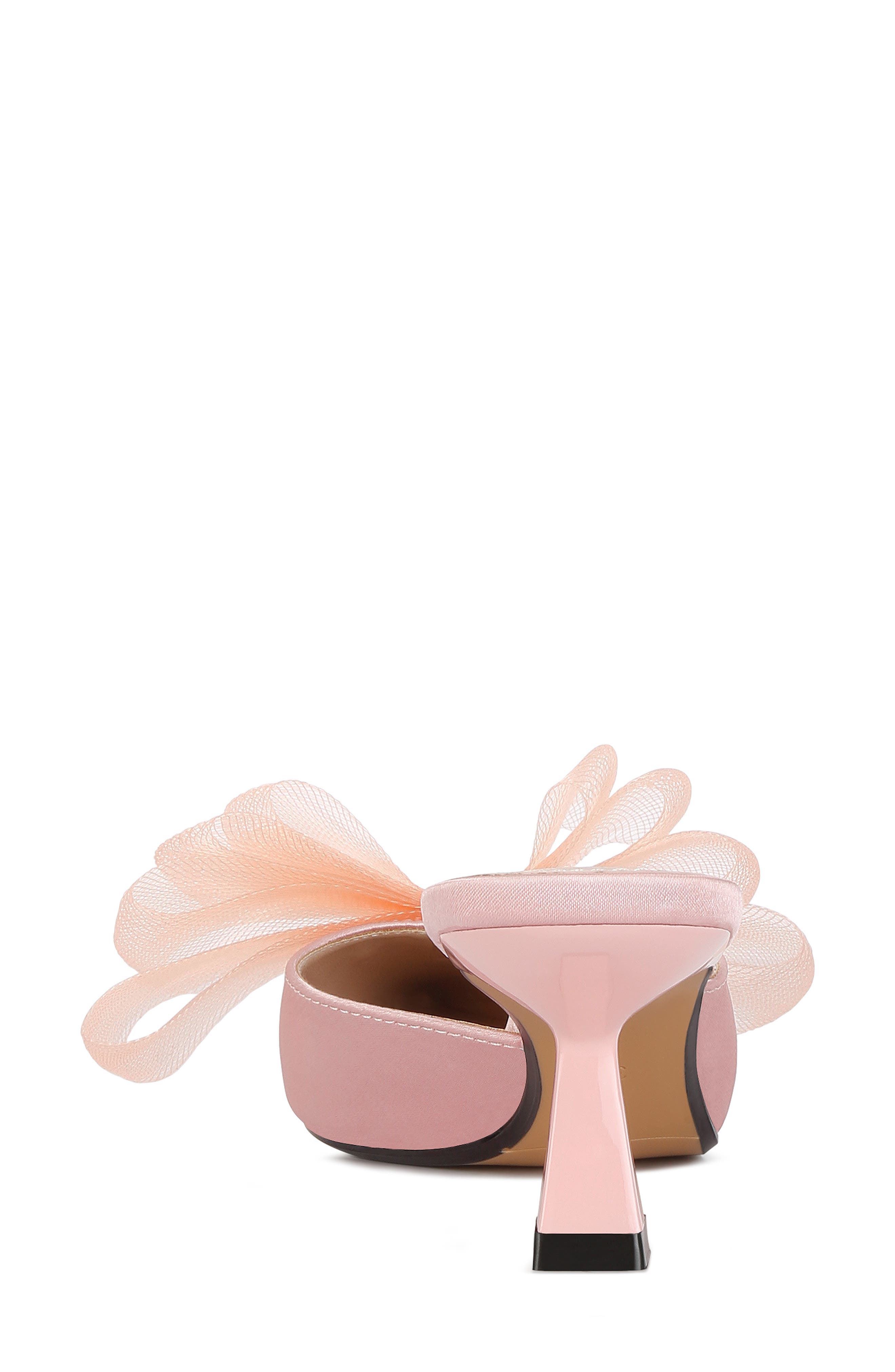 LONDON RAG Asma Bow Embellished Kitten Heel Mule, Alternate, color, Pink