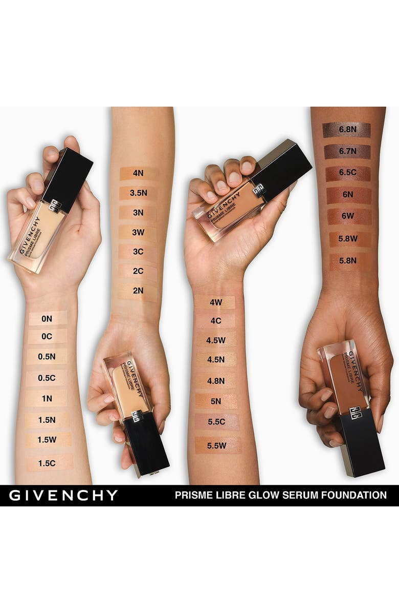 Givenchy Prisme Libre Glow Serum Blurring & Hydrating Foundation, Alternate, color, 4N