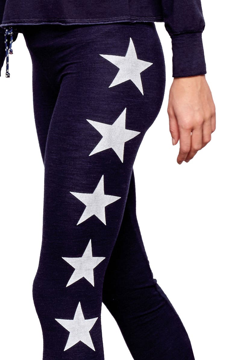 Sundry Side Stars Skinny Jogger Pants, Alternate, color, 