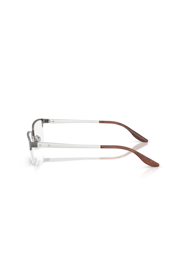 54mm Rectangle optical glasses, Alternate, color, Grey