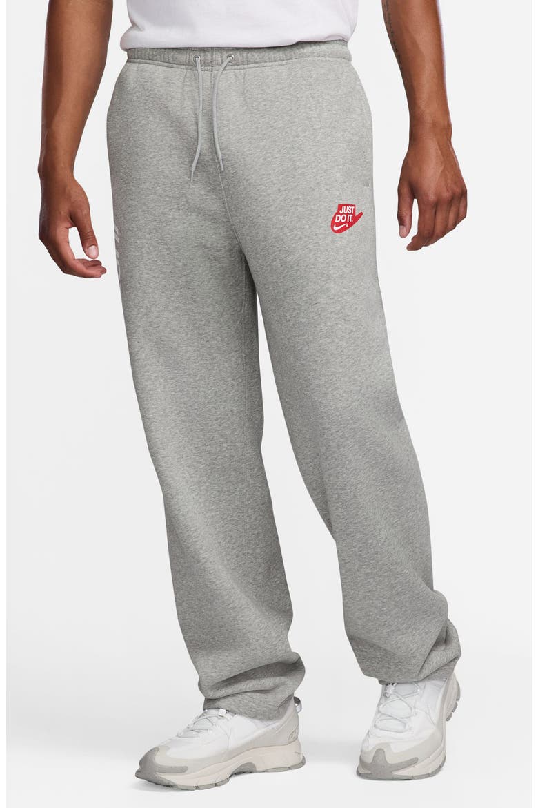 Sportswear Club Fleece Pants, Main, color, DARK GREY HEATHER