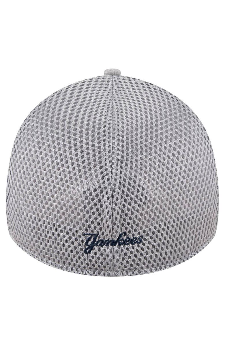 New Era Men's New Era Gray New York Yankees Visor Paint Splatter 39THIRTY Flex Hat, Alternate, color, Gray