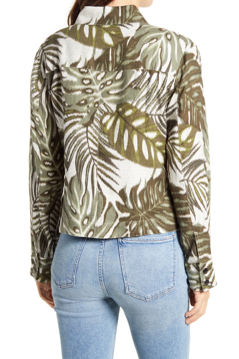 Safari Bliss Jacket, Alternate, color, TEA LEAF