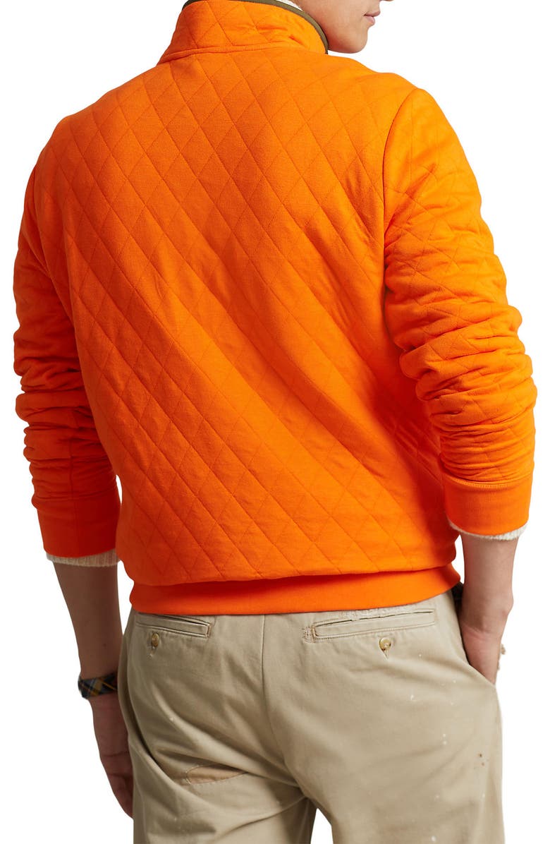 Polo Ralph Lauren Quilted Double Knit Quarter Snap Pullover, Alternate, color, 