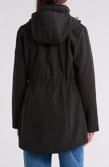 【Ralph Lauren】Quilted Bib Hooded ソフトシェル ジャケット Lauren Ralph Lauren Quilted Bib Hooded Softshell Jacket