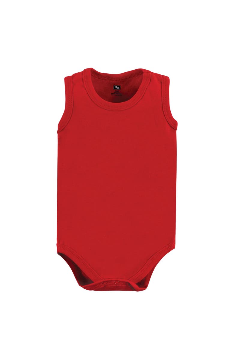 Hudson Baby Cotton Tank-Style Bodysuits, Alternate, color, Boy Sea Creatures