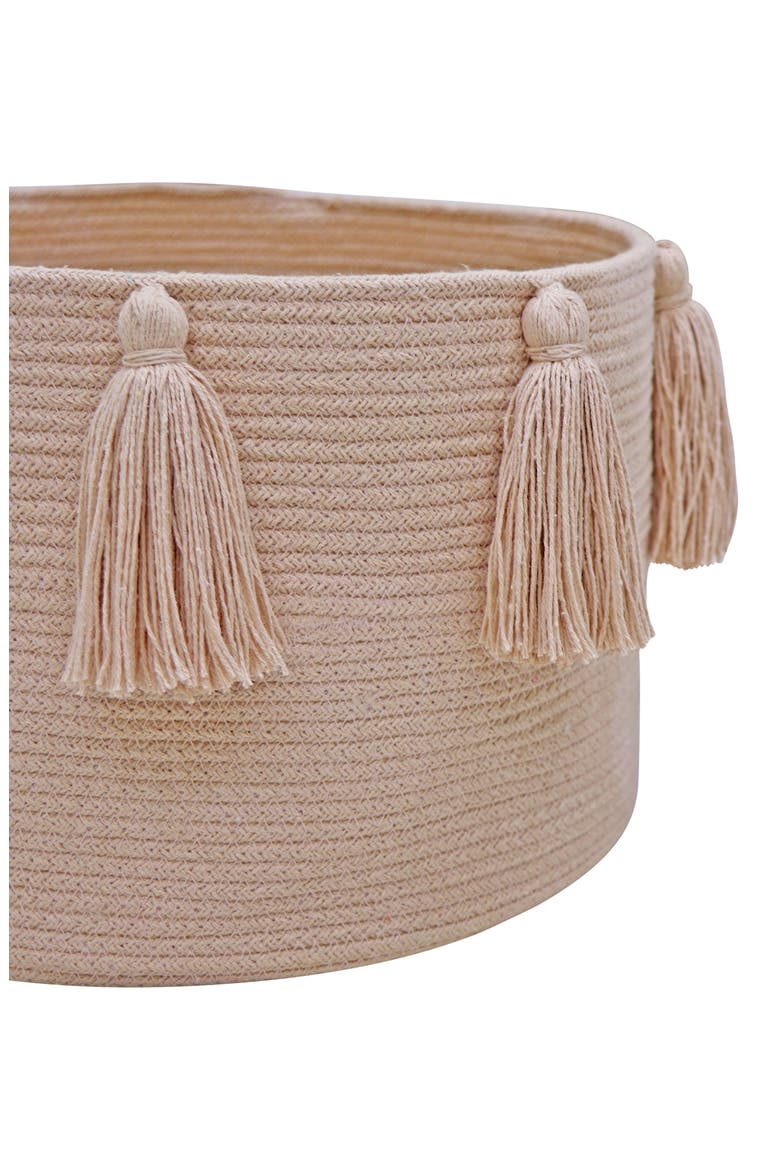 Tassel Basket, Alternate, color, ROSE