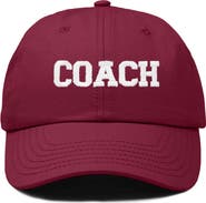 Dalix Coach Embroidered Sports Dad Cap