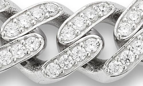 Yield Of Men Curb Chain Bracelet In Silver