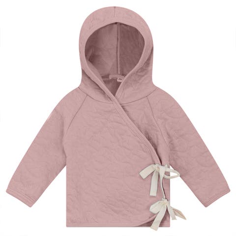 Stars Front Neck Quilted Jacket