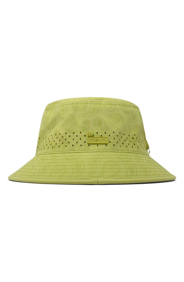Melin Caddy Links Hydro Performance Bucket Hat, Alternate, color, Neon Yellow