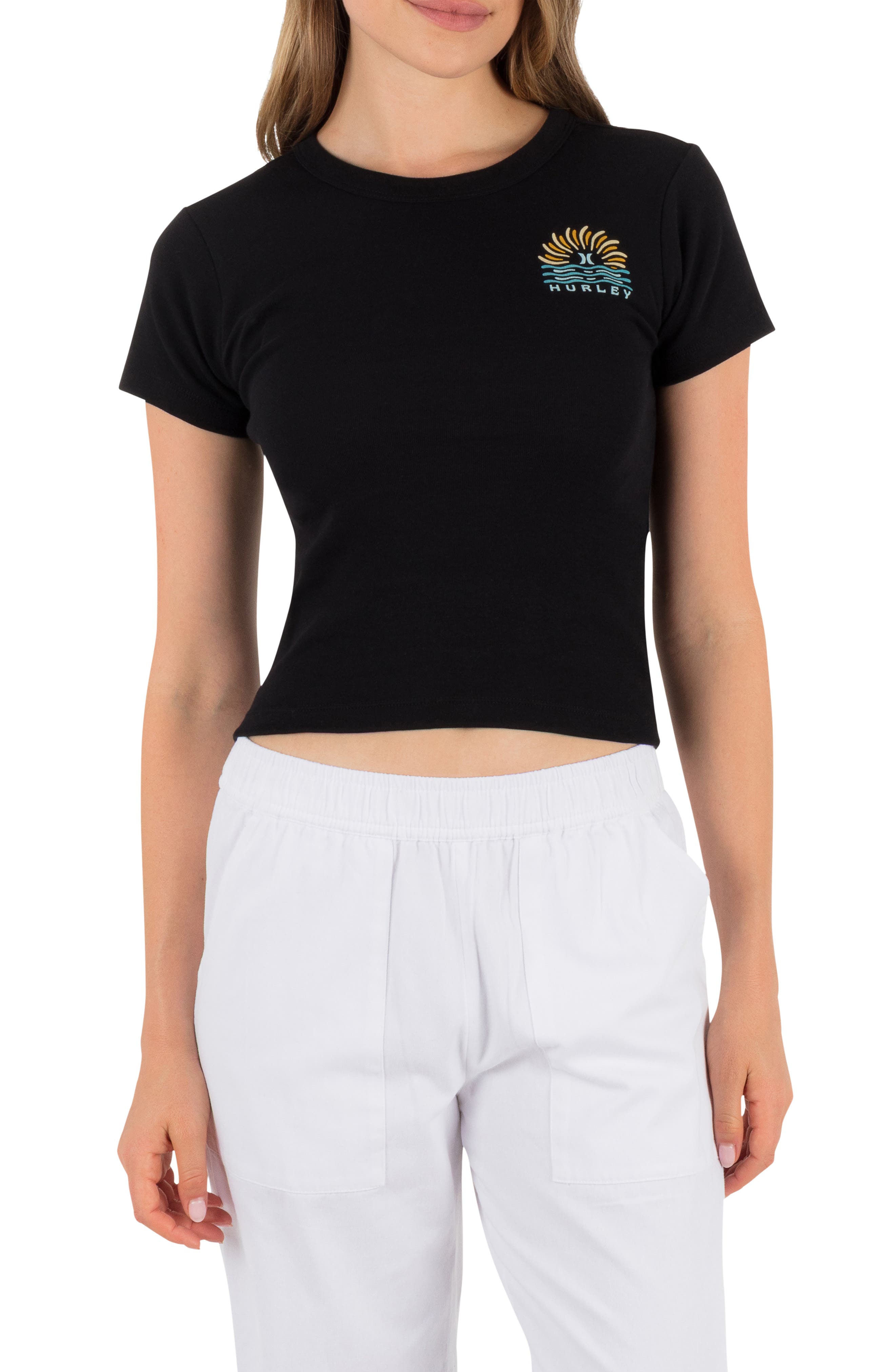Fluid Graphic Baby Tee