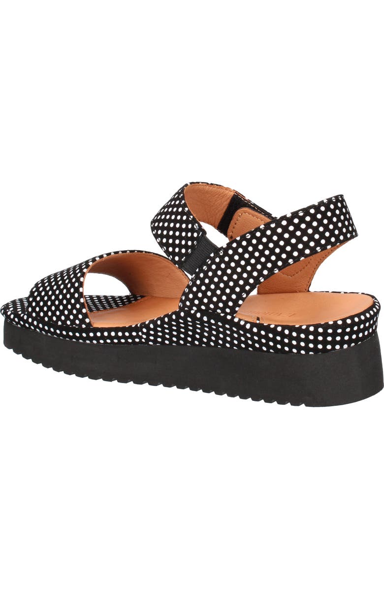 L'Amour des Pieds Abrilla Platform Sandal, Alternate, color, Black/ White