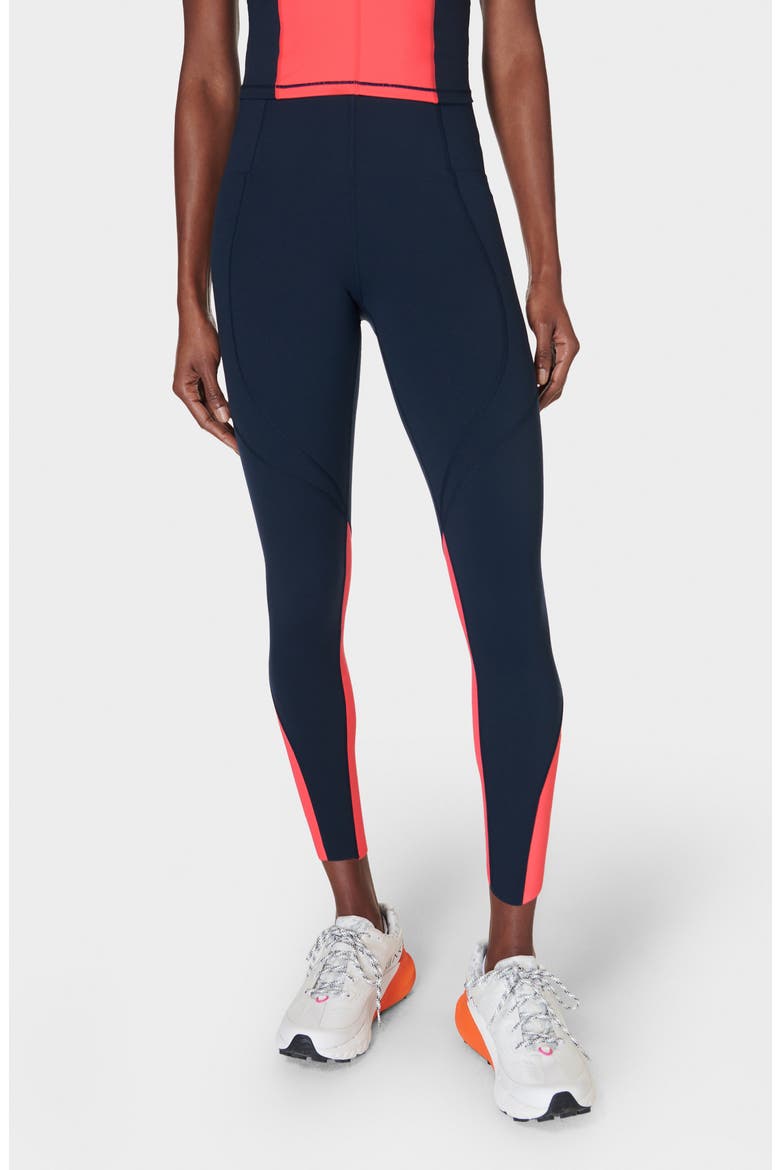 Power Ultrasculpt High Waist Pocket 7/8 Leggings, Main, color, CORALPINK