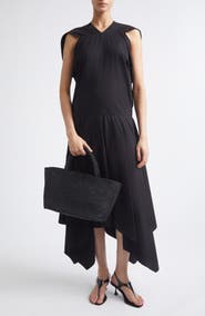 Proenza Schouler Sybella Handkerchief Hem Cotton Midi Dress