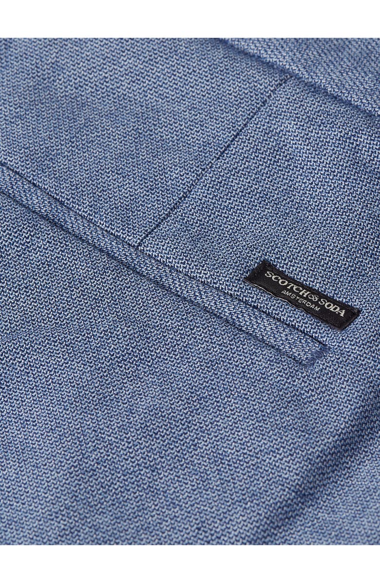 Scotch & Soda Mott Structured Superslim Fit Flat Front Chinos, Alternate, color, Pageant Blue