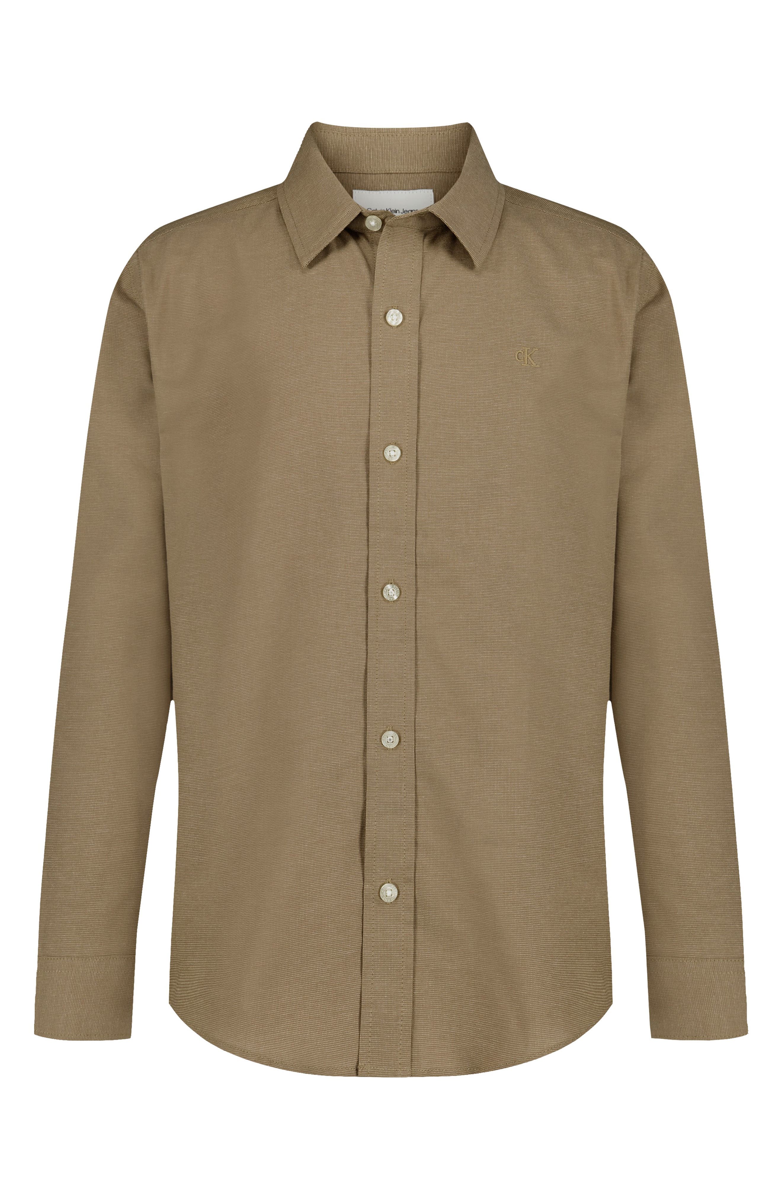 Kids' Herringbone Flannel Button Shirt