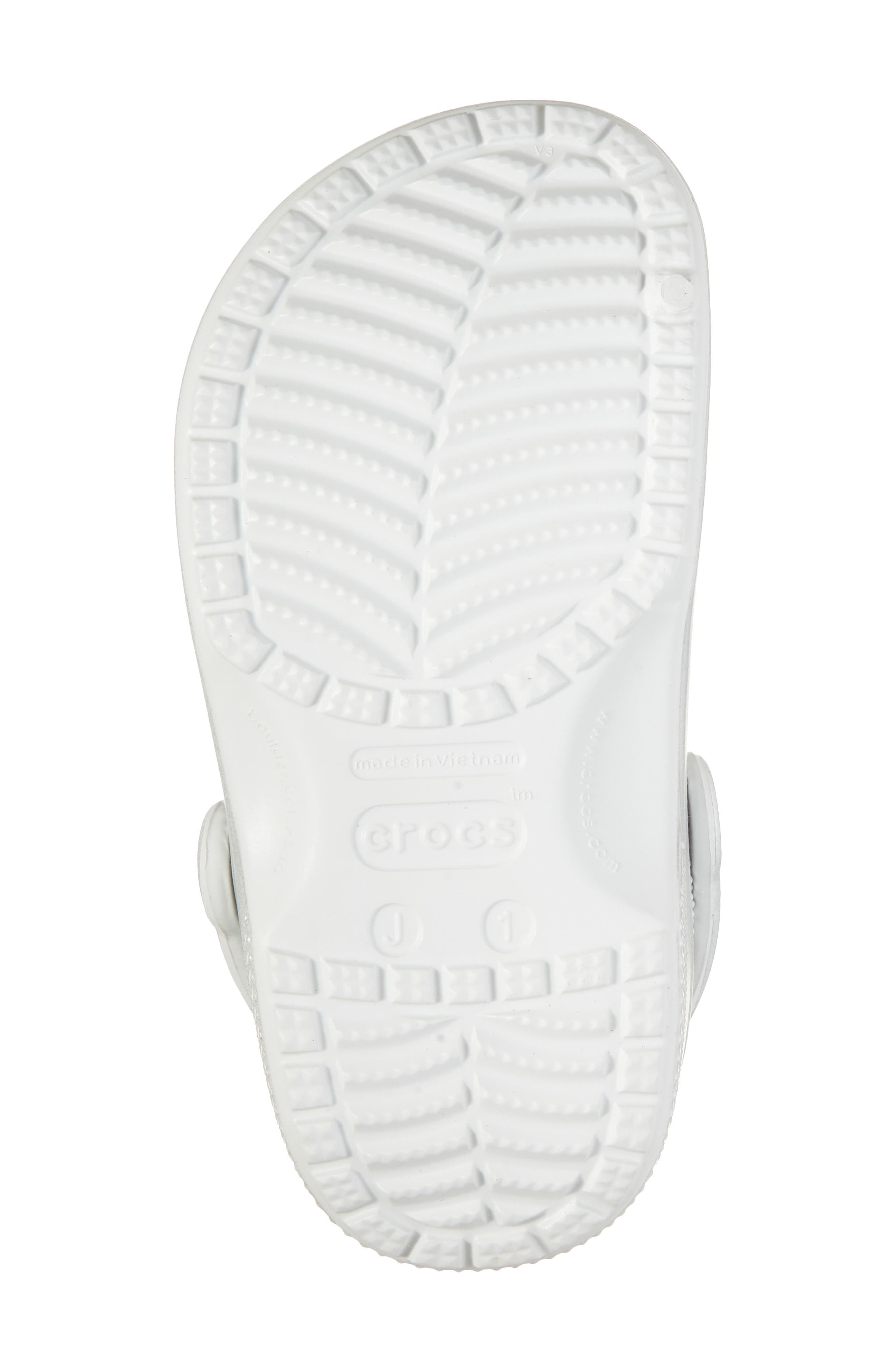 Kids' Classic Tinted Metallic Clog, Alternate, color, SILVER