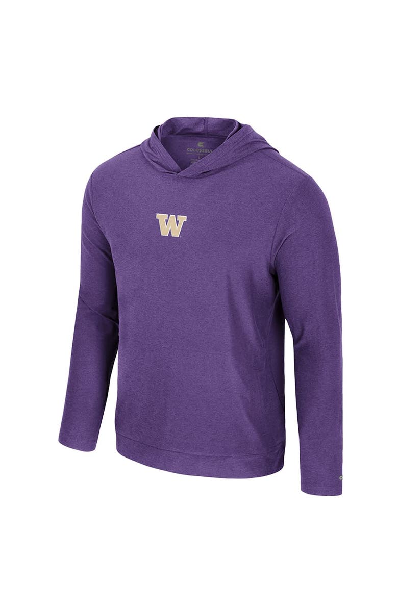 COLOSSEUM Men's Colosseum Purple Washington Huskies Long Sleeve T-Shirt Hoodie, Alternate, color, 