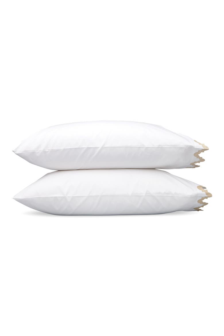 Aziza Set of 2 Pillowcases, Main, color, CHAMPAGNE