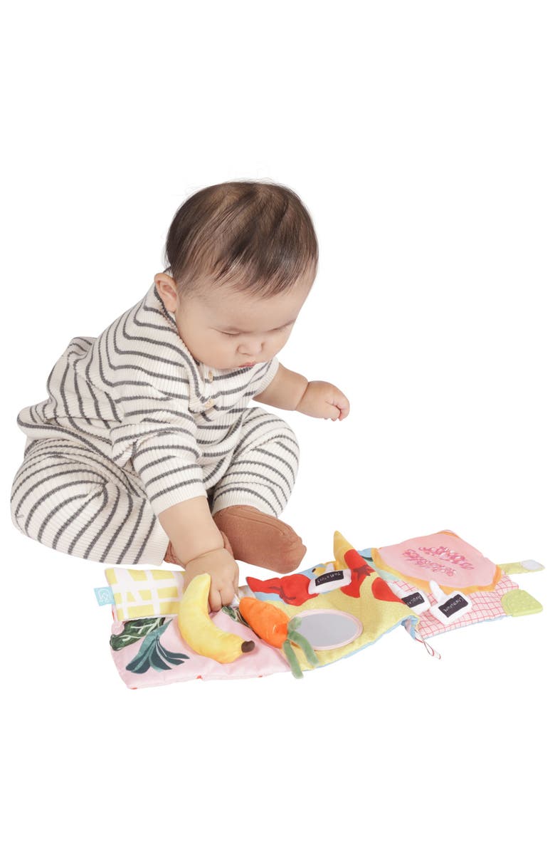 Manhattan Toy Mini Farm Soft Activity Book, Alternate, color, Pink Multi-Color