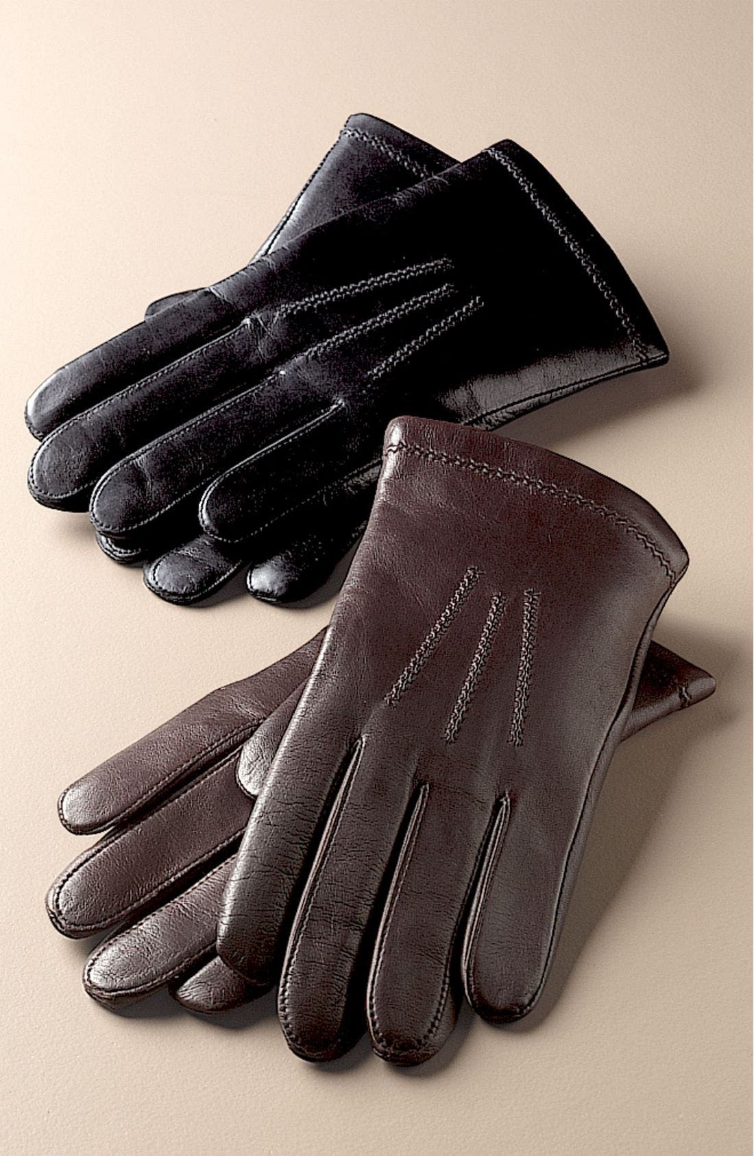 Fownes Brothers Cashmere-Lined Leather Gloves (Men) | Nordstrom