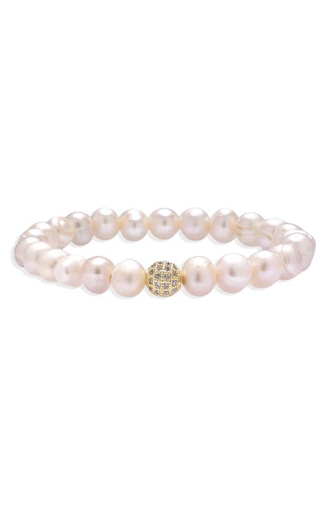 Camille Freshwater Pearl Stretch Bracelet