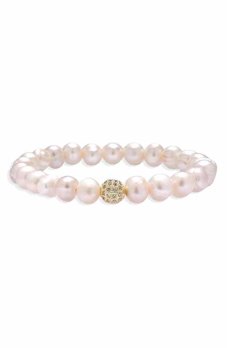 Camille Freshwater Pearl Stretch Bracelet