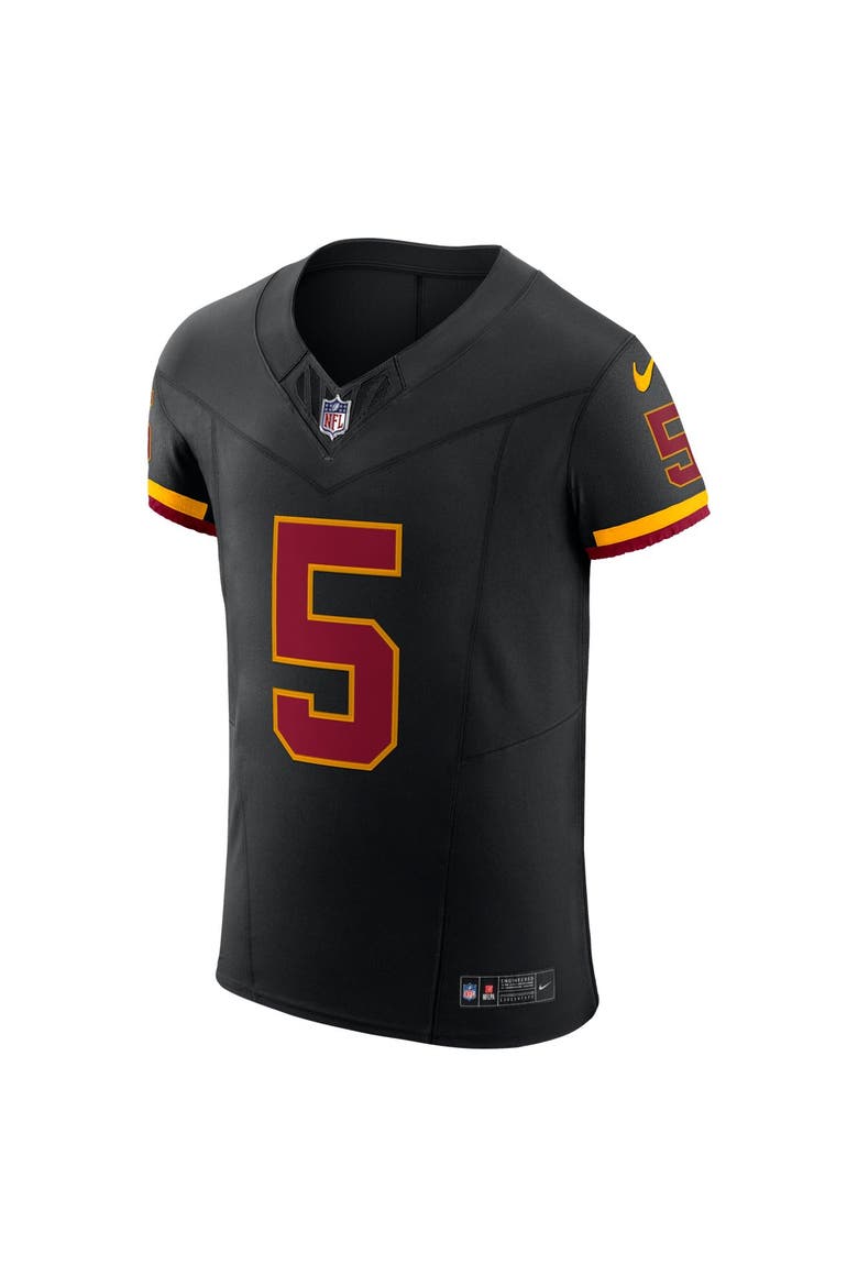 Men's Nike Jayden Daniels Black Washington Commanders Alternate Vapor F.U.S.E. Elite Jersey, Alternate, color, Black