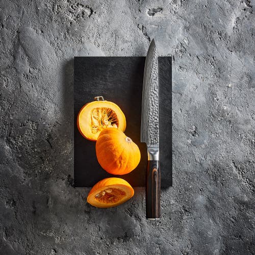 Cuisine::pro Damashiro 8" Emperor Carving Knife In Black