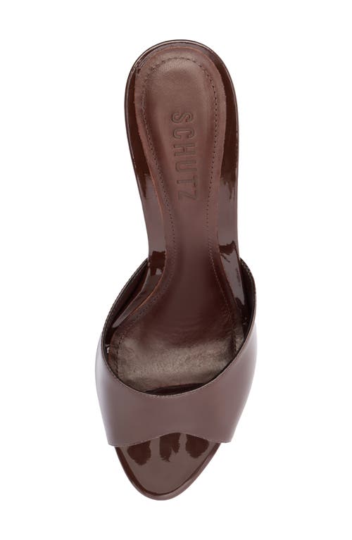 Schutz Cloe Slide Sandal In Brown