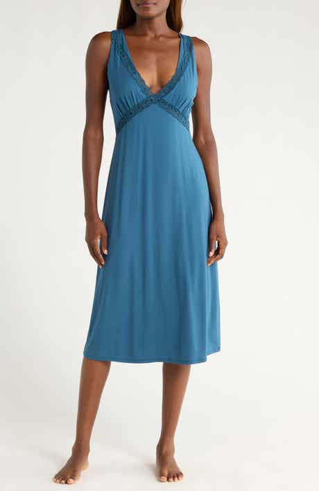 Feathers Lace Trim Nightgown