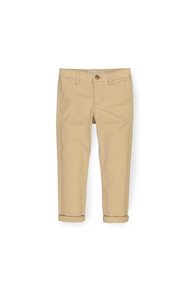 Hope & Henry Baby Boys' Organic Skinny Stretch Chino, Infant, Alternate, color, 
