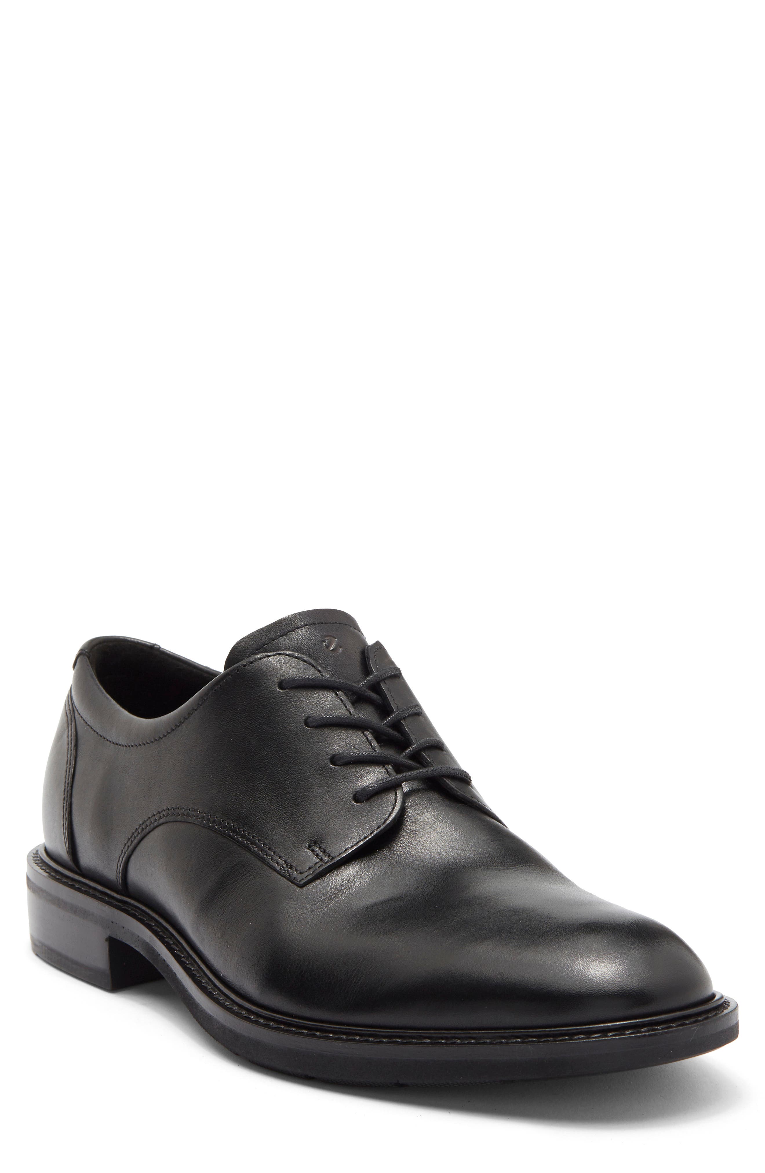 Metropole Prague Plain Toe Derby, Main, color, 01001BLACK
