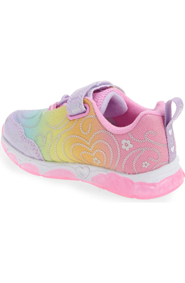 Harper Canyon Kids' Disney Princess Light-Up Sneaker, Alternate, color, Pink Multi