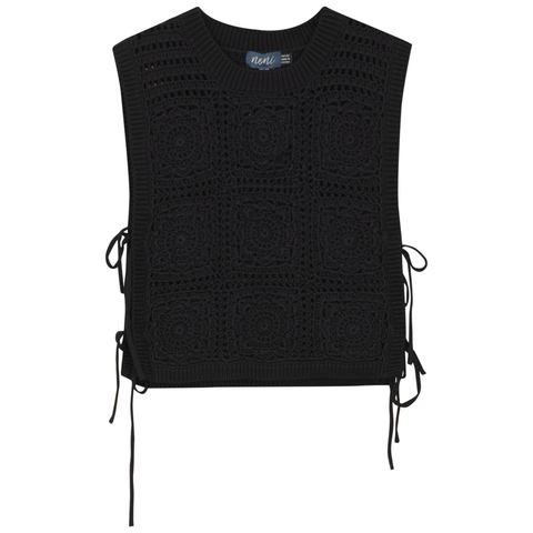 Girl Crochet Knit Sleeveless Vest