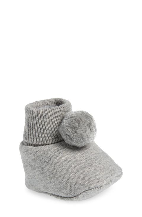 Pompom Cotton Bootie (Baby)